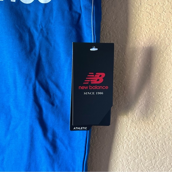 New Balance Men's NB Essentials Stacked Logo Short Sleeve - New With Tags - Picture 7 of 10